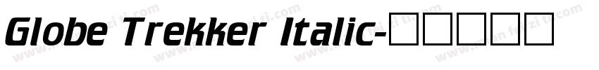 Globe Trekker Italic字体转换